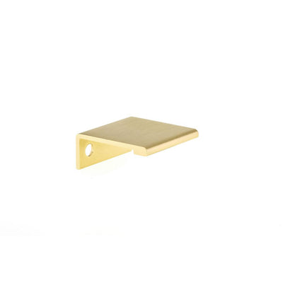1 in. (25 mm) Satin Gold Contemporary Drawer Edge Pull