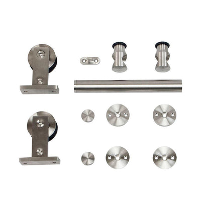 Stainless Steel Top Mount Rolling Door Hardware for Wood Doors - Super Arbor