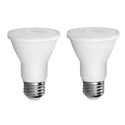 Euri Lighting 50-Watt Equivalent PAR20 Dimmable LED Light Bulb (2-Pack) - Super Arbor