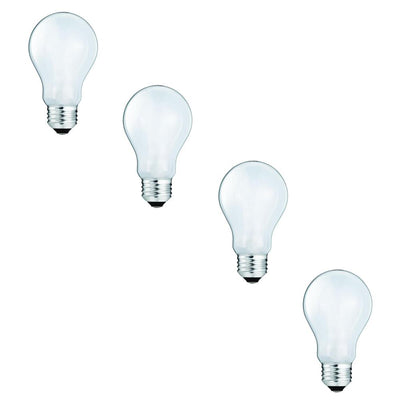 EcoSmart 100-Watt Equivalent A19 Halogen Light Bulb (4-Pack)