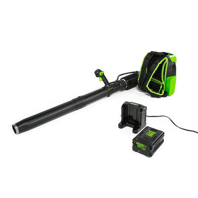 Greenworks PRO 140 MPH 540 CFM 60-Volt Lithium-Ion Cordless Backpack Leaf Blower with 5.0 Ah Battery and Charger