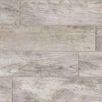 Marazzi 
    Montagna Dapple Gray 6 in. x 24 in. Porcelain Floor and Wall Tile (14.53 sq. ft. / case) - Super Arbor