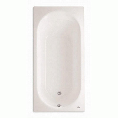 Stratford 5.5 ft. x 32 in. Reversible Drain Americast Soaking Bathtub in White - Super Arbor