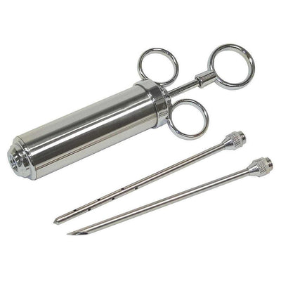 2 oz. Stainless Steel Seasoning Injector - Super Arbor