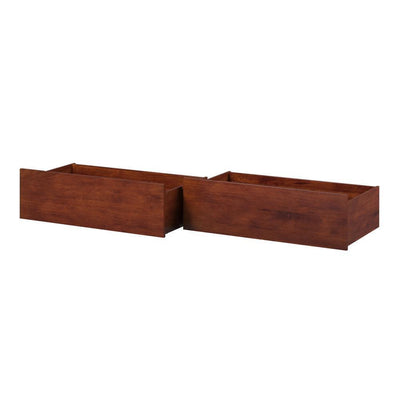 Urban Walnut Bed Drawers Queen-King - Super Arbor