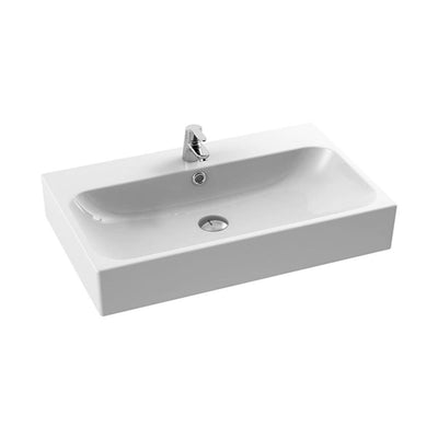Nameeks Pinto Wall Mounted Bathroom Sink in White - Super Arbor