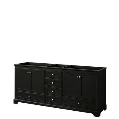 Wyndham Collection Deborah 80-in Dark Espresso Bathroom Vanity Cabinet