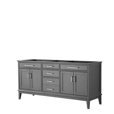 Wyndham Collection Margate 72-in Dark Gray Bathroom Vanity Cabinet