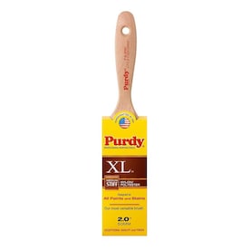 Purdy XL Sprig Nylon- Polyester Blend Flat 2-in Paint Brush - Super Arbor