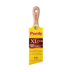 Purdy XL Cub Nylon- Polyester Blend Angle 2-in Paint Brush - Super Arbor