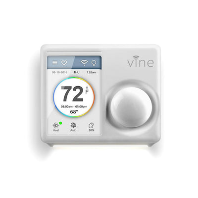 7-Day Wi-Fi Smart Programmable Thermostat with 3.5 in. Color Touchscreen, Apple and Android App and Security Encryption - Super Arbor