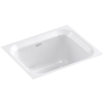 Northland Undermount Cast Iron 15 in. Single Bowl Bar Sink in White - Super Arbor