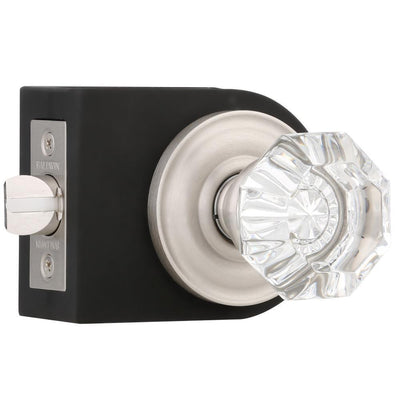 Filmore Satin Nickel Hall/Closet Crystal Door Knob - Super Arbor