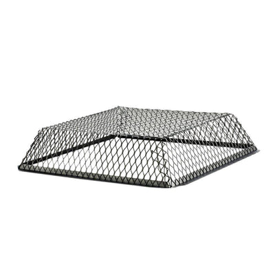 VentGuard 25 in. x 25 in. x 6 in. Roof Wildlife Exclusion Screen in Galvanized Black - Super Arbor