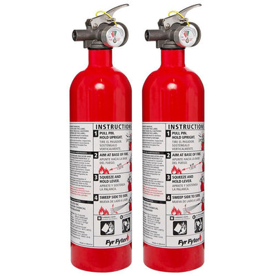 5-B: C Rated Disposable Fire Extinguisher (2-Pack) - Super Arbor