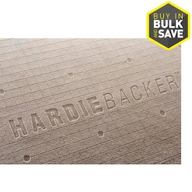 James Hardie 0.25-in x 36-in x 60-in HardieBacker Fiber Cement Backer Board - Super Arbor