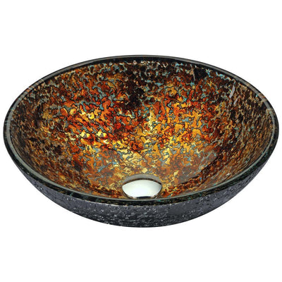 Alto Series Vessel Sink in Molten Gold - Super Arbor