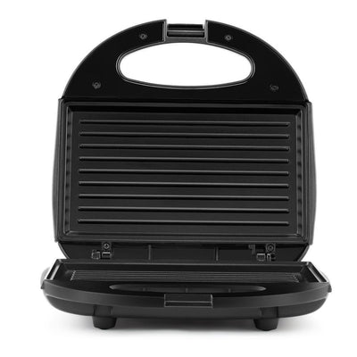 120 W 2-Slice Black Countertop Contact Grill and Sandwich Maker with Non-Stick Surface - Super Arbor