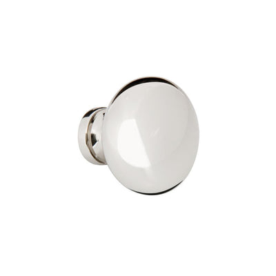 Jackson 1-1/4 in. Polished Nickel Mushroom Cabinet Knob - Super Arbor