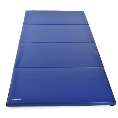 Greatmats Gym Mats 48-in x 96-in Blue Vinyl/Plastic Sheet Multipurpose Flooring
