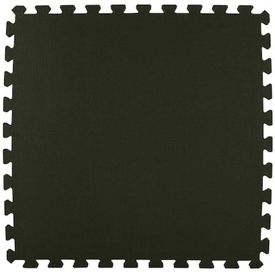 Greatmats Economy 40-Pack 24-in x 24-in Black Foam Tile Multipurpose Flooring