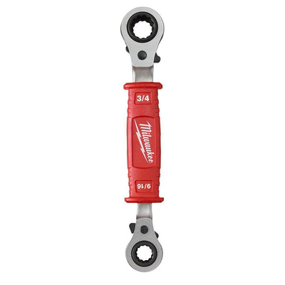 Linemans 4-in-1 Insulated Ratcheting Box Wrench - Super Arbor
