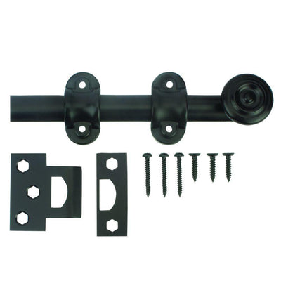 6 in. Oil-Rubbed Bronze Decorative Surface Bolt - Super Arbor