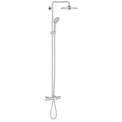 Euphoria 3-spray 10.25 in. Dual Shower Head and Handheld Shower Head in Chrome - Super Arbor