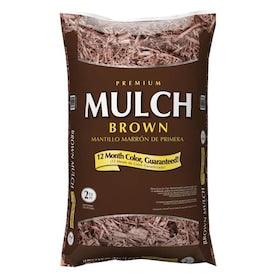 Premium 2-cu ft Dark Brown Hardwood Mulch - Super Arbor