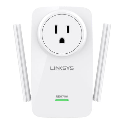 AC1200 Wi-Fi Range Extender, White - Super Arbor