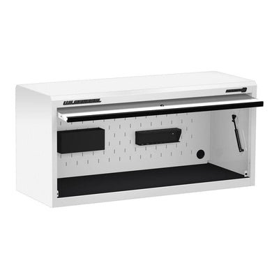 U.S. GENERAL 56 in. x 22 in. Work Center Hutch, Series 3, White - Super Arbor