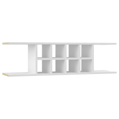 Hampton/Shaker Ready to Assemble 48 x 13.375 x 11.25 in. Wall Flex Shelf in Satin White - Super Arbor