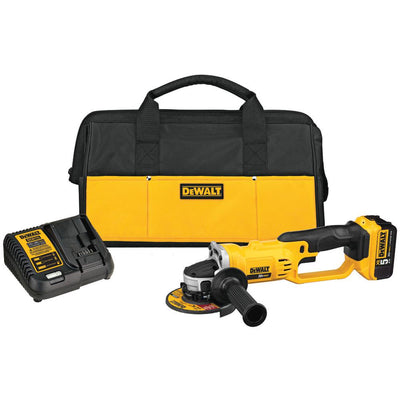 20-Volt MAX Lithium-Ion Cordless 4-1/2 in. to 5 in. Grinder with 5 Ahr Battery and Charger - Super Arbor