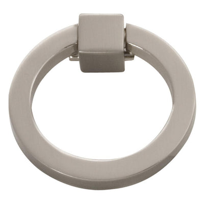 Camarilla 2-1/16 in. Satin-Nickel Furniture Ring Pull - Super Arbor