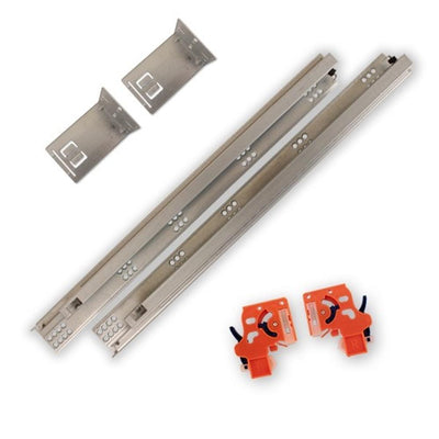 21 in. Soft Close Full Extension Undermount Drawer Slides Kit - Super Arbor