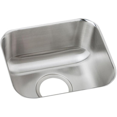 Dayton Undermount Stainless Steel 15 in. Single Bowl Bar Sink - Super Arbor