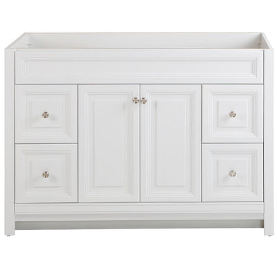 Brinkhill 48 in. W x 34 in. H x 22 in. D Bath Vanity Cabinet Only in White - Super Arbor