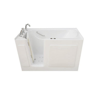 5 ft. Right Drain Walk-In Whirlpool and Air Bath Tub in White with Tranquility Package - Super Arbor