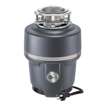 InSinkErator Evolution Compact 3/4 HP Continuous Feed Garbage Disposal with Power Cord - Super Arbor