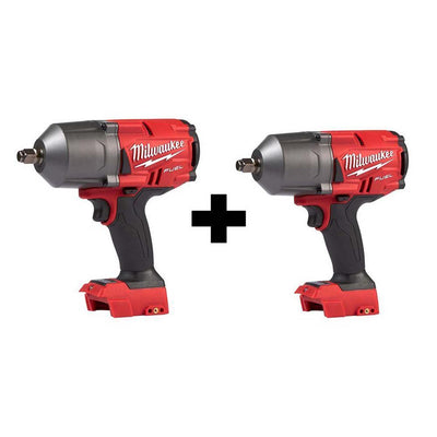 M18 FUEL 18-Volt Lithium-Ion Brushless Cordless 1/2 in. Impact Wrench with Friction Ring (2-Tool) - Super Arbor