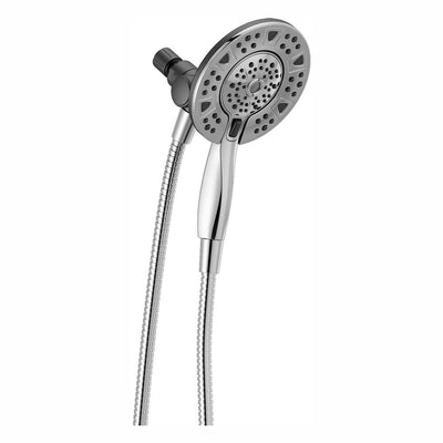 In2ition Two-in-One 4-Spray 6 in. Dual Wall Mount Fixed and Handheld Shower Head in Chrome - Super Arbor