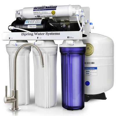 Maximum Performance Under Sink Reverse Osmosis Drinking Water Filtration System with Booster Pump - Super Arbor