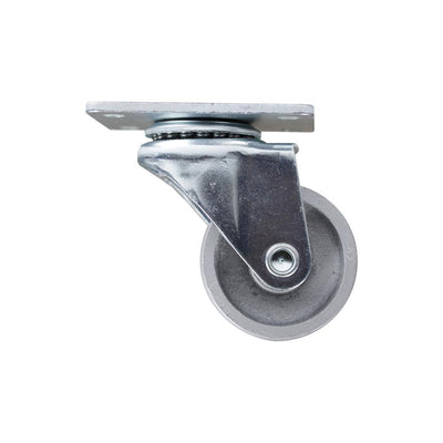 2 in. Industrial Steel Swivel Plate Caster, 150 lbs. Weight Capacity - Super Arbor