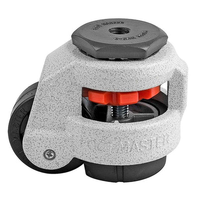 2 in. Nylon Wheel Metric Stem Leveling Caster with Load Rating 550 lbs. - Super Arbor
