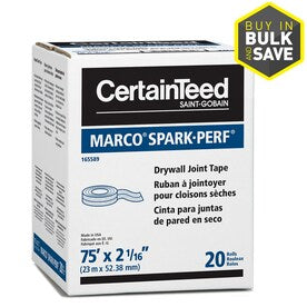 CertainTeed SPARK-PERF Spark-Perf 2.0625-in x 75-ft Perforated Joint Tape - Super Arbor