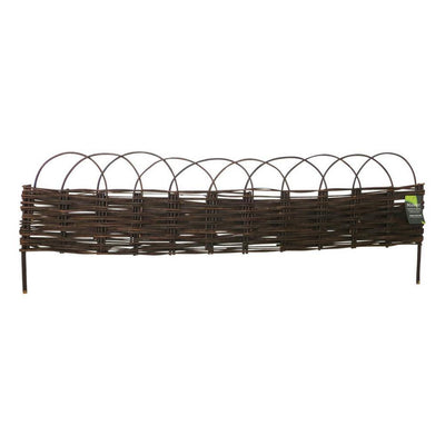 MGP 4 ft. Woven Willow Edging with Arc Top - Super Arbor