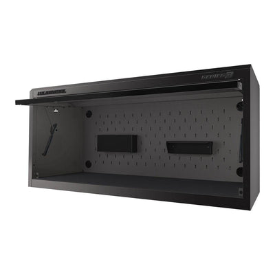 U.S. GENERAL 56 in. x 22 in. Work Center Hutch, Series 3, Black - Super Arbor