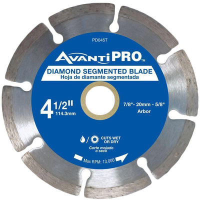 4.5 in. Segmented Diamond Blade - Super Arbor