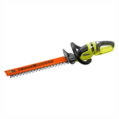 RYOBI ONE+ Lithium+ 22 in. 18-Volt Lithium-Ion Cordless Hedge Trimmer - 1.5 Ah Battery and Charger Included - Super Arbor