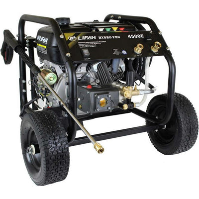 LIFAN Hydro Pro Series 4,500 psi 4.0 GPM AR Tri-Plex Pump Electric Start Gas Pressure Washer with Panel Mounted Controls CARB - Super Arbor